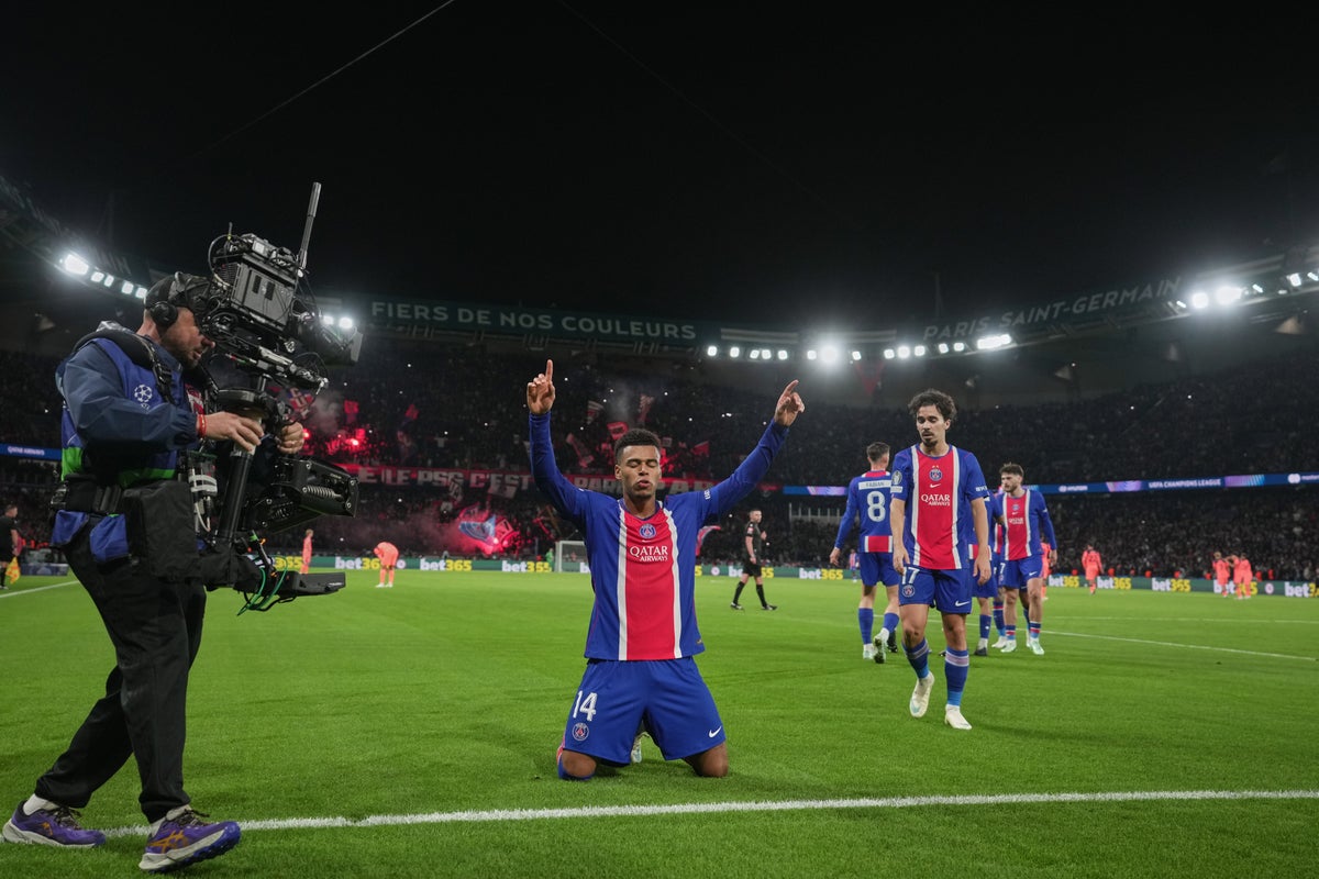 PSG v Barcelona LIVE: Brilliant Doue strike breaks deadlock in Champions League clash