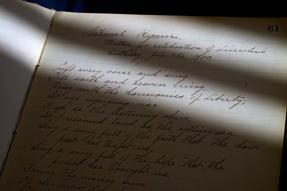 Written originally for Lincoln, 'Lift Ev'ry Voice and Sing' now revered as Black National Anthem