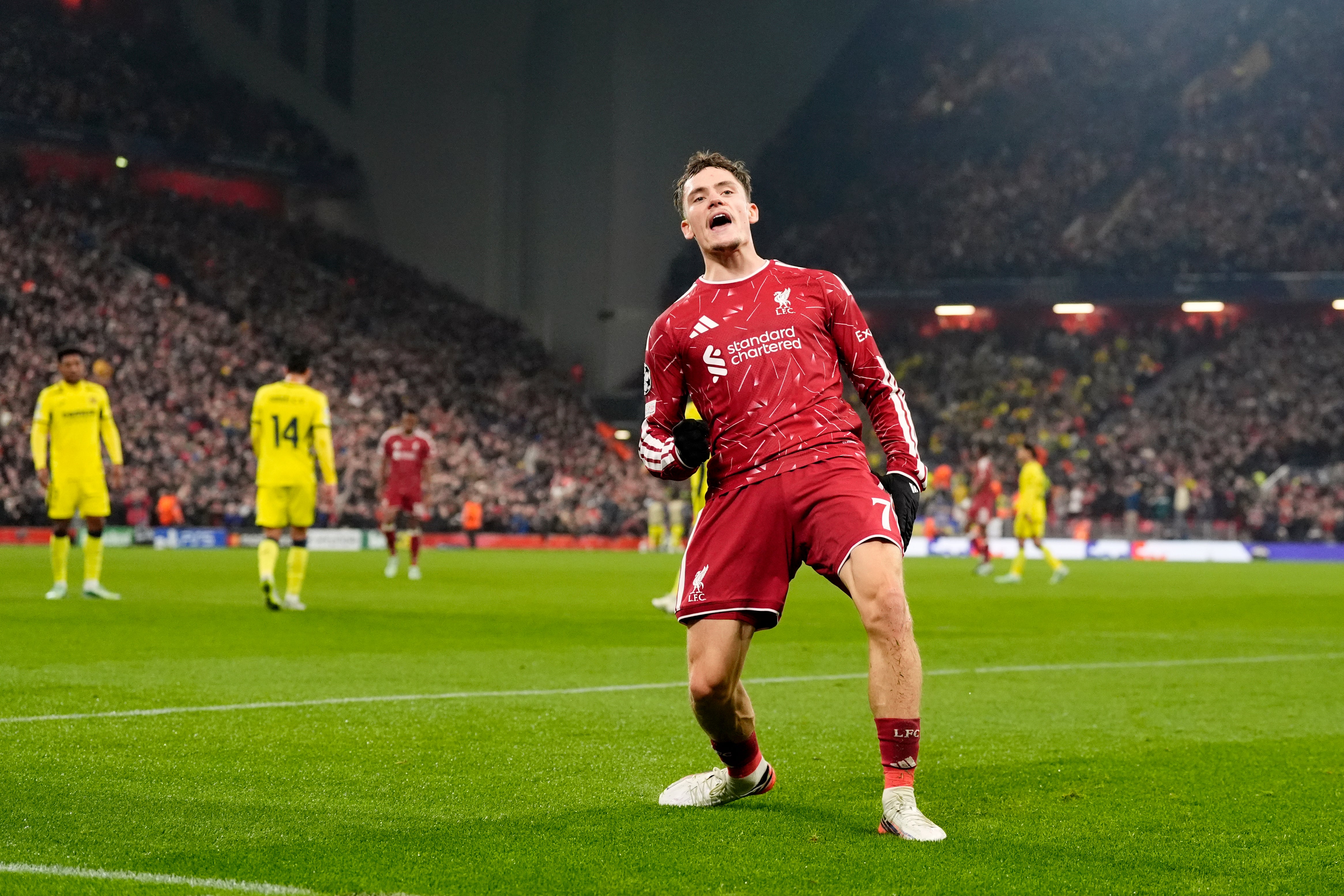 Florian Wirtz scored his first goal of the season to give Liverpool daylight