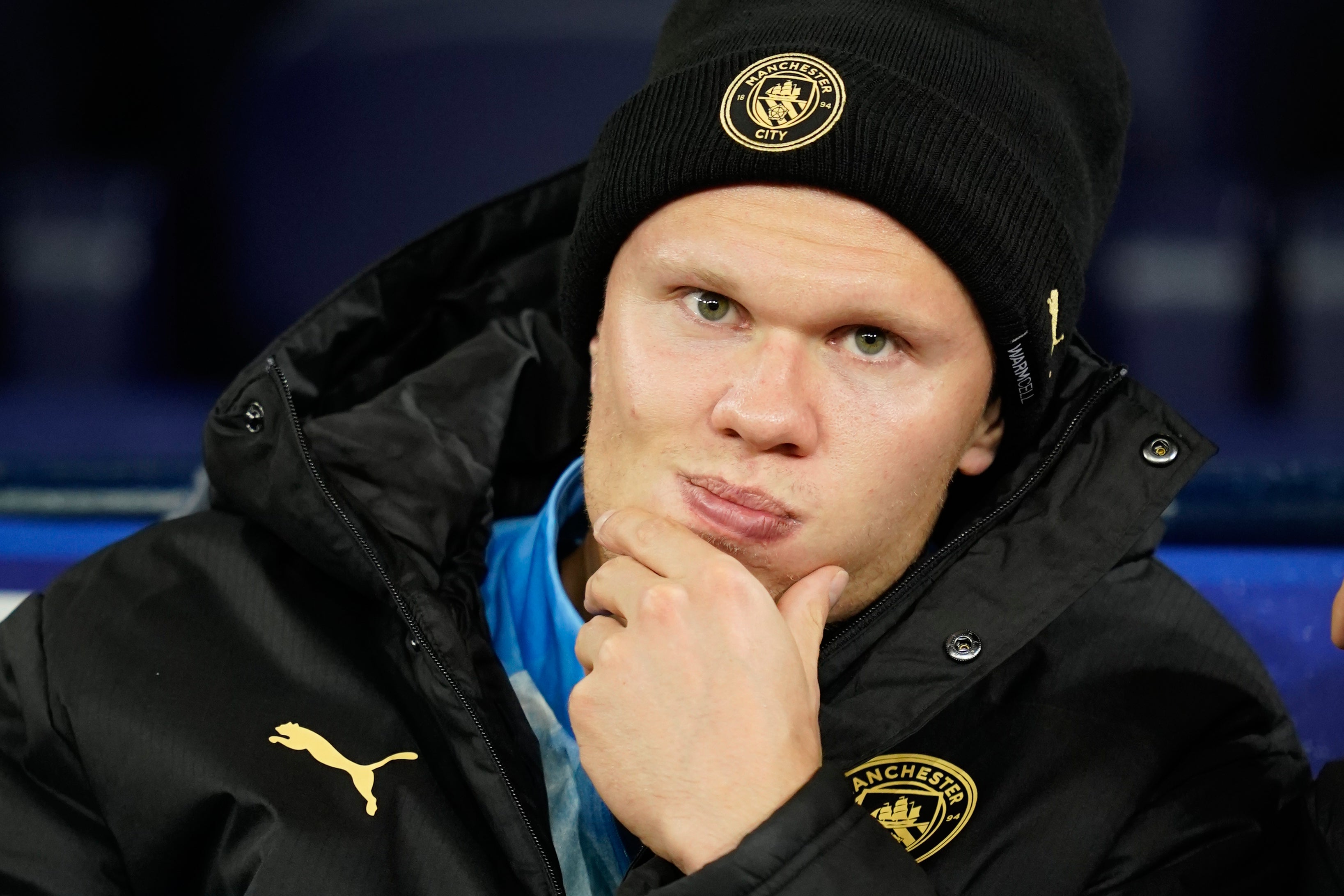 Erling Haaland was given a complete rest after a recent injury scare