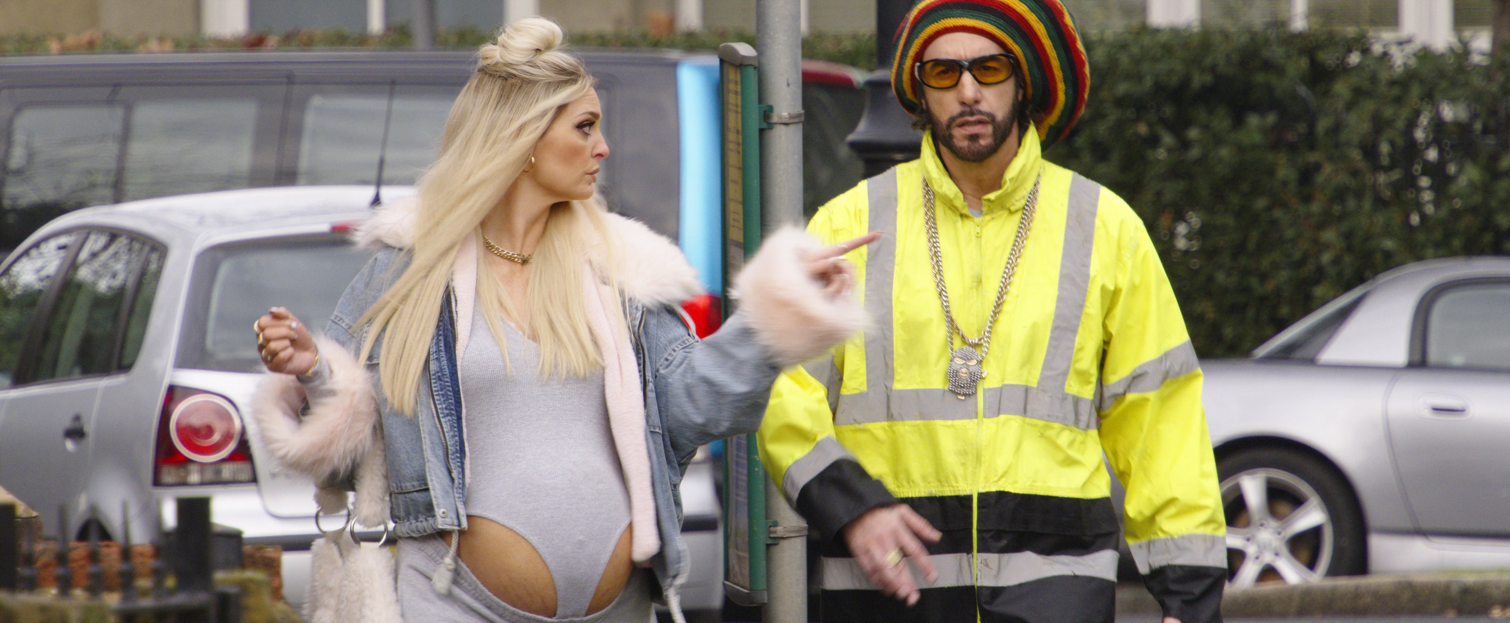 Morgana Robinson and Sacha Baron Cohen in 'Ali G: Who Iz I?'