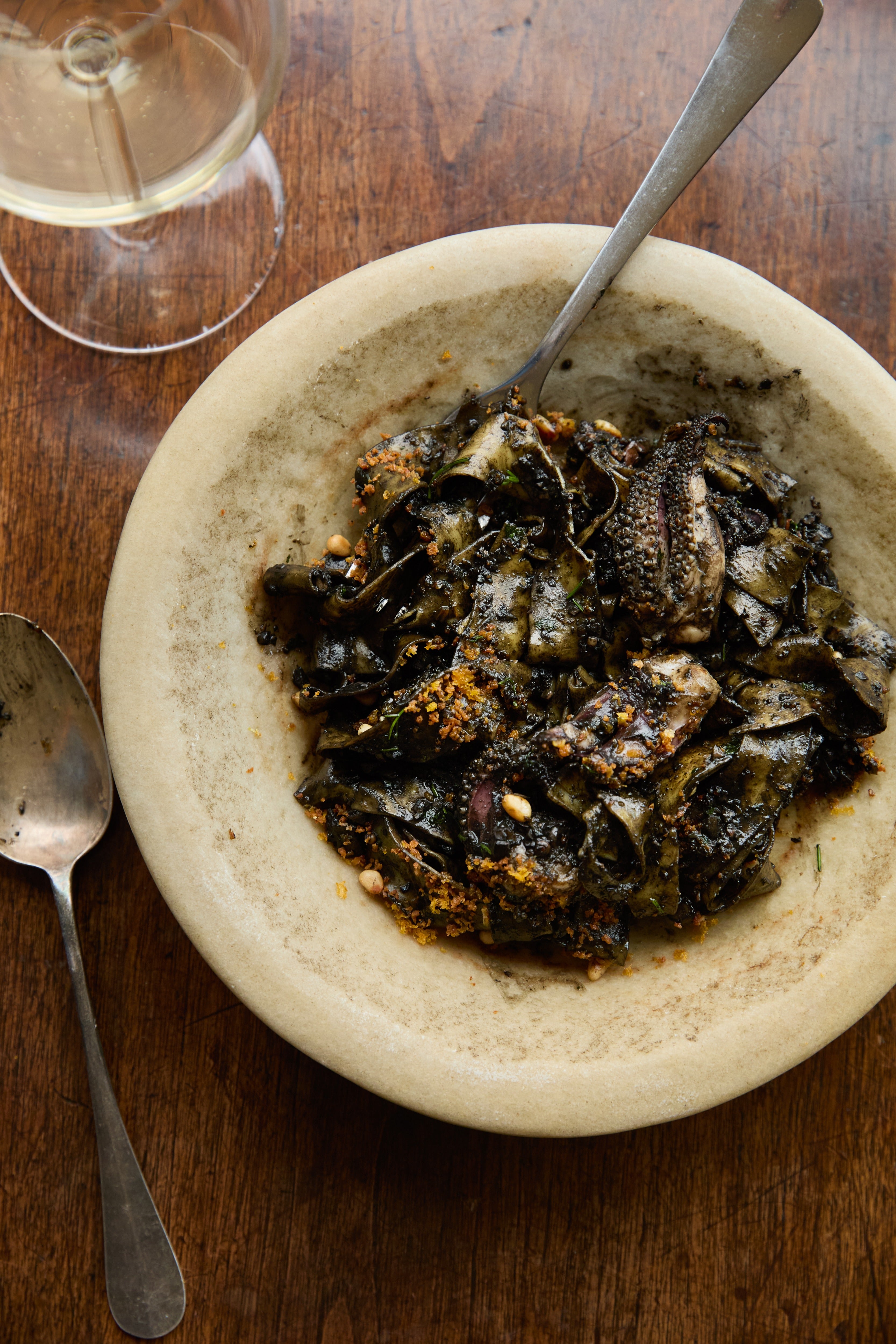 Cuttlefish makes a surprisingly good alternative to meat in this rich, comforting pasta ragu