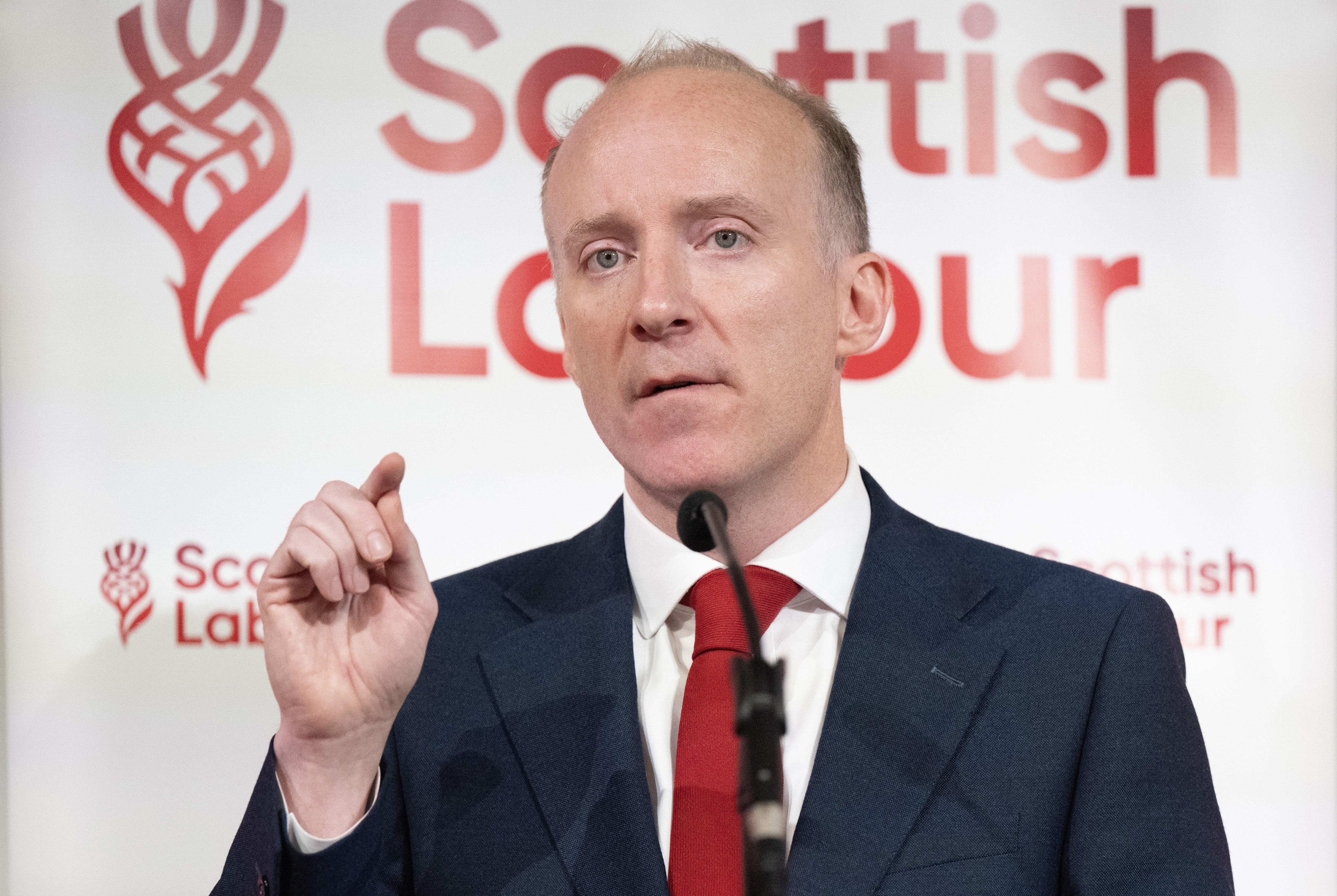 Scottish Labour leader Michael Marra said the Scottish and UK governments needs to work together on energy (PA)