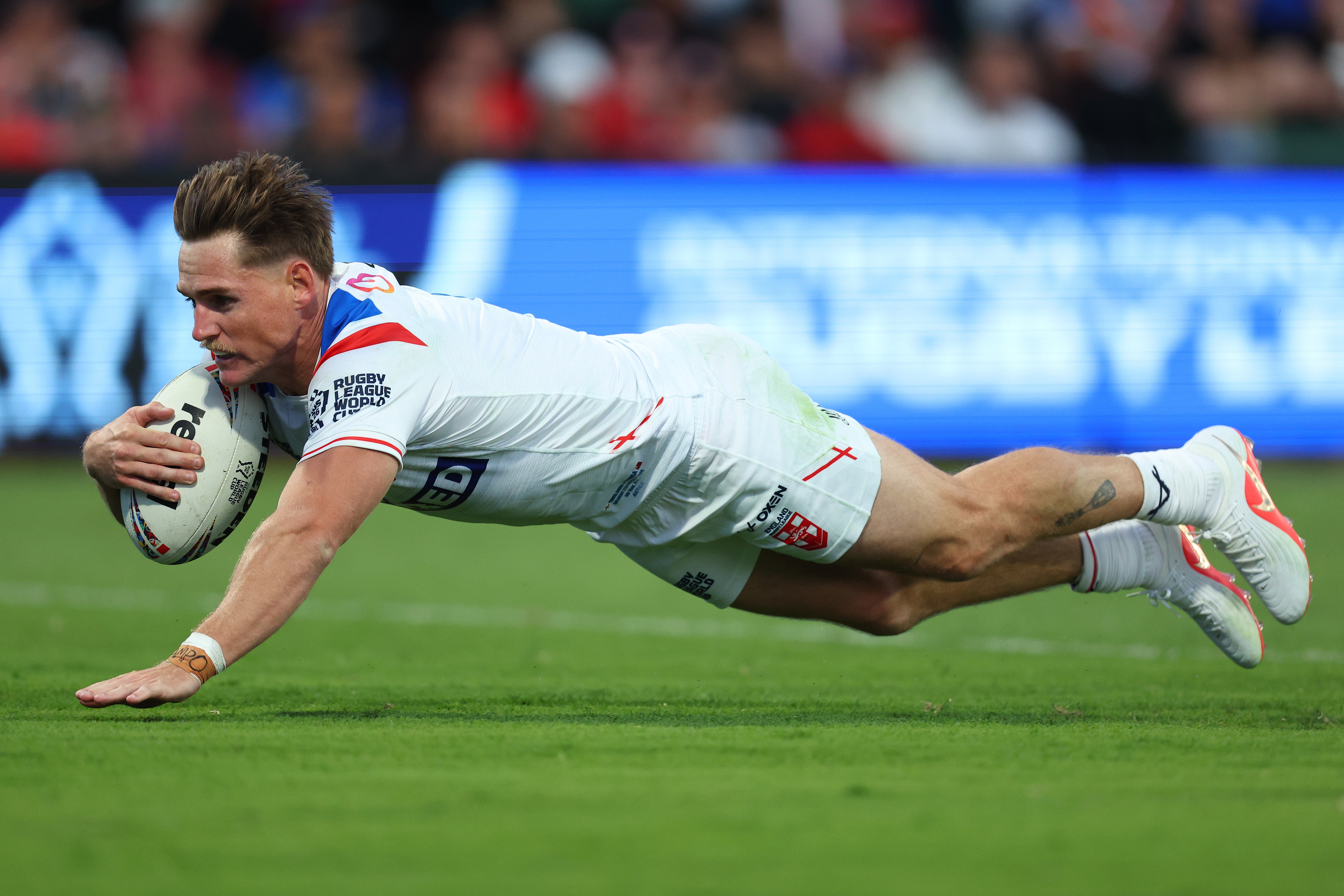 AJ Brimson scored for England against Tonga despite eventually losing 30-12