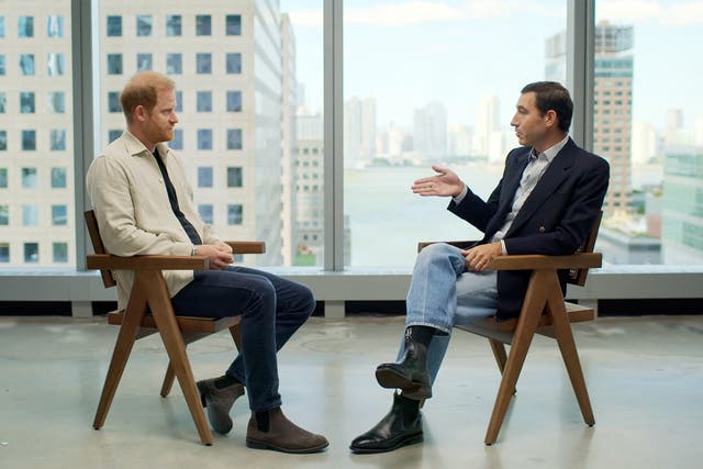 Prince Harry spoke to GQ