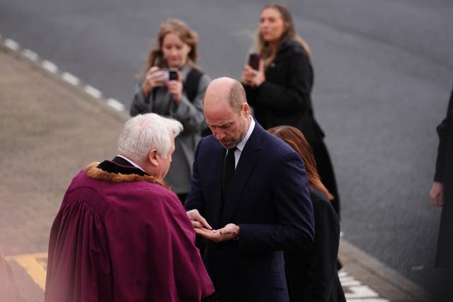 Prince William also attended the 60th anniversary