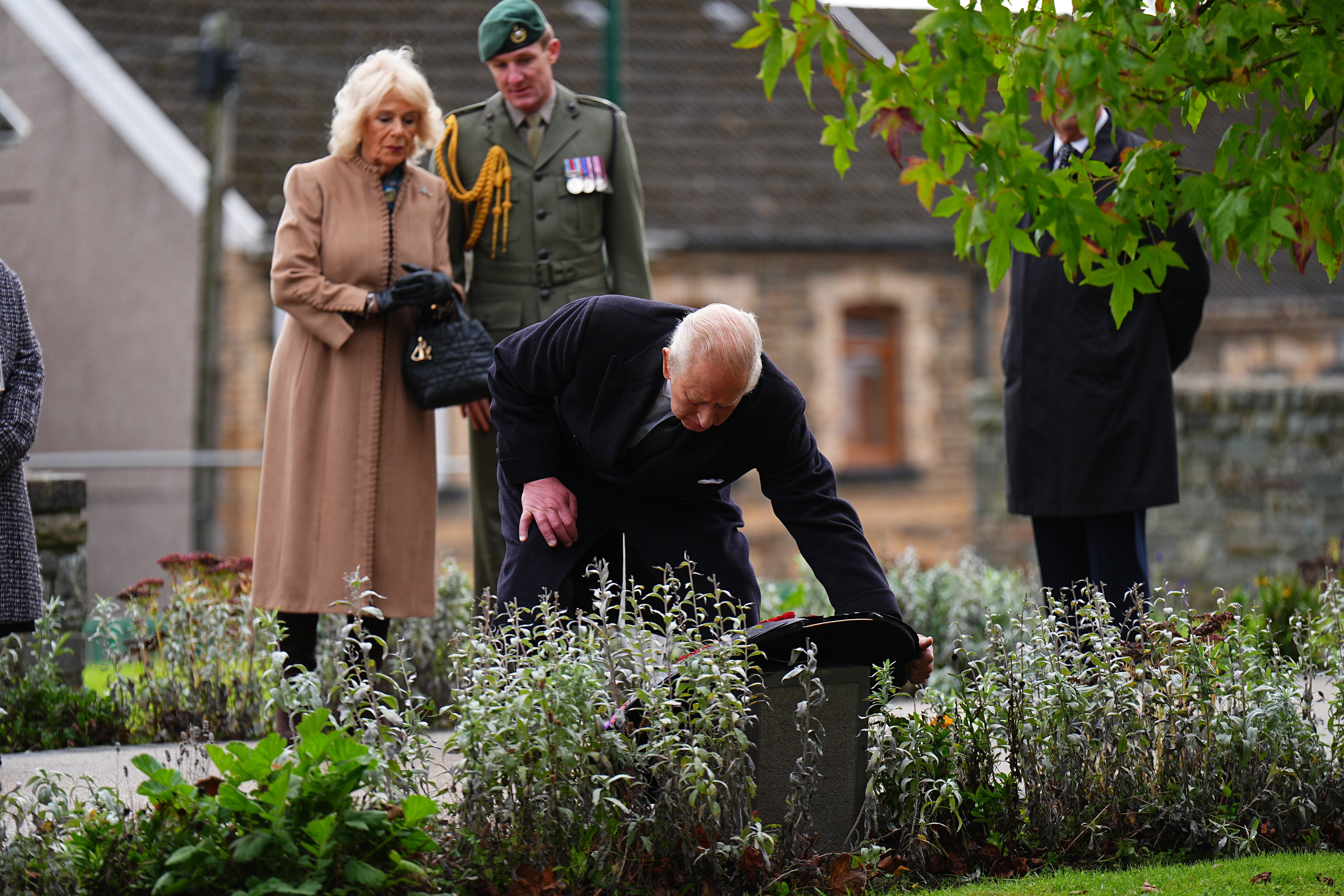 King Charles said it was ‘profoundly humbling’ to speak to the Aberfan community