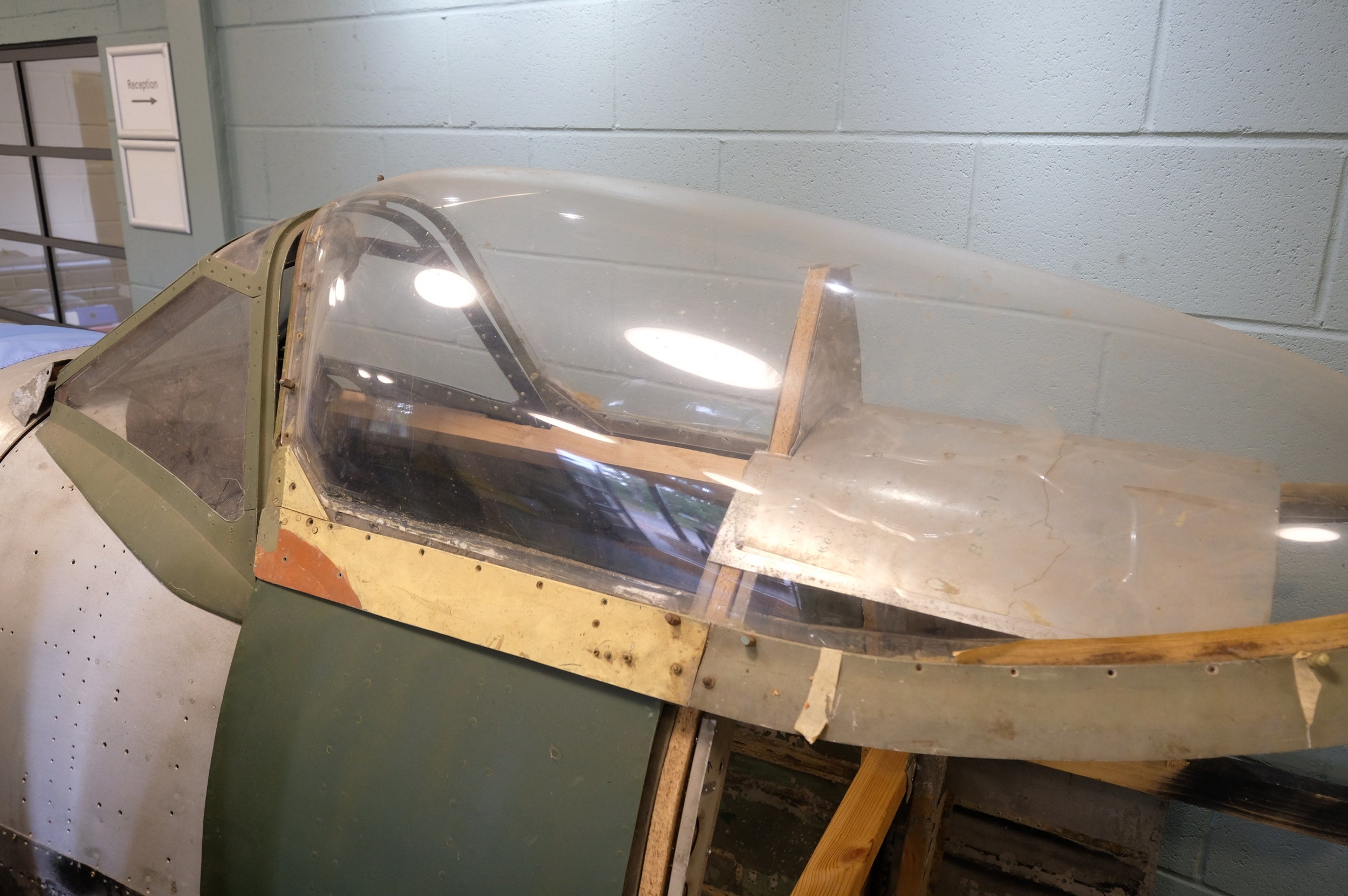The Spitfire fuselage sold for £18,000