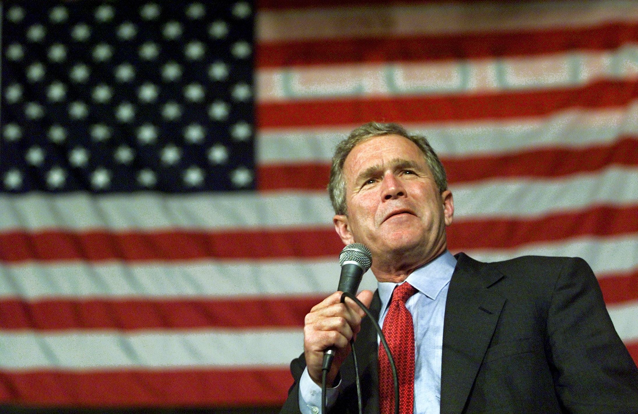 The Bush family has a long association with Texas. Former President George W Bush (pictured here in 2000) served as the state's governor.