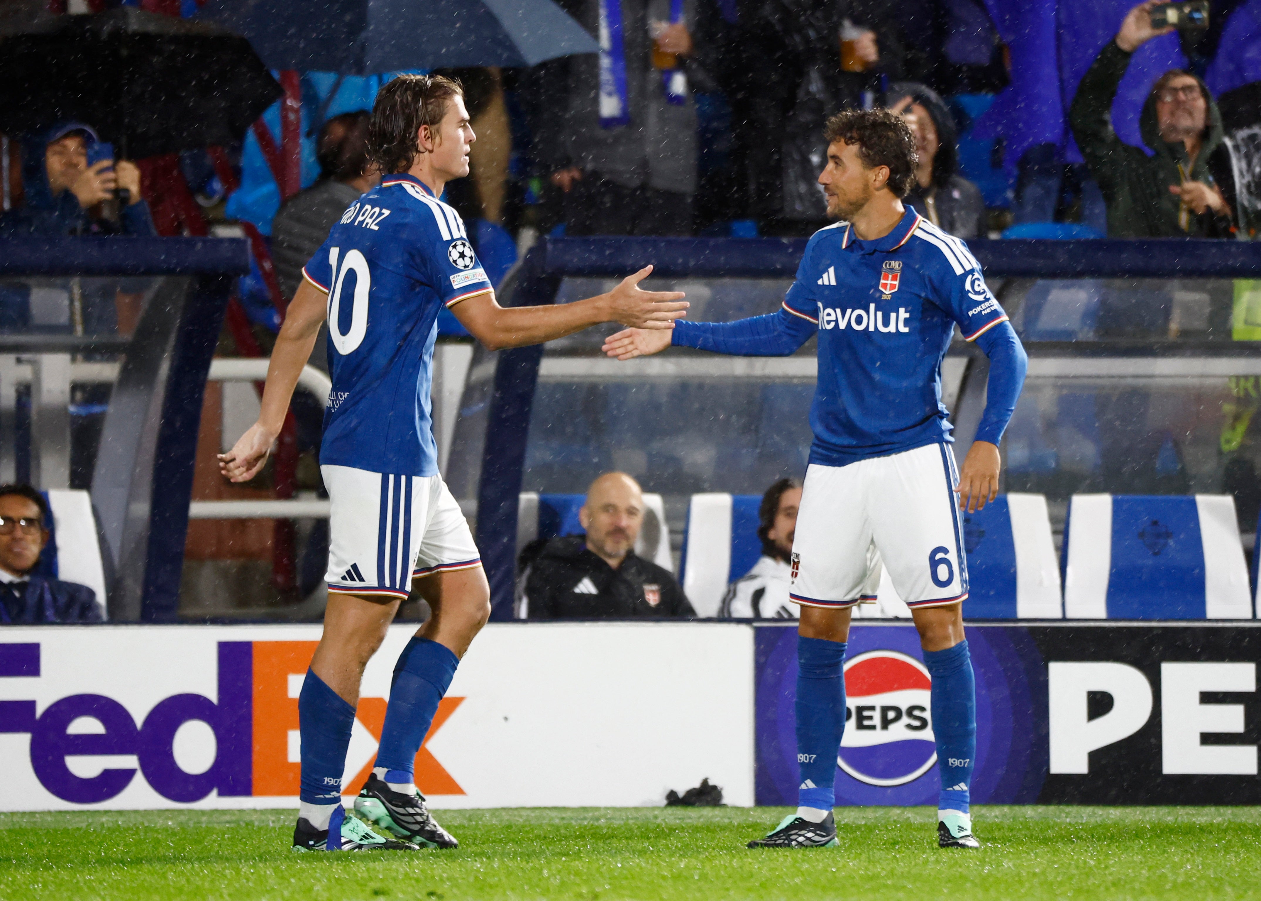 A superb curled effort from Nico Paz opened the scoring within two minutes