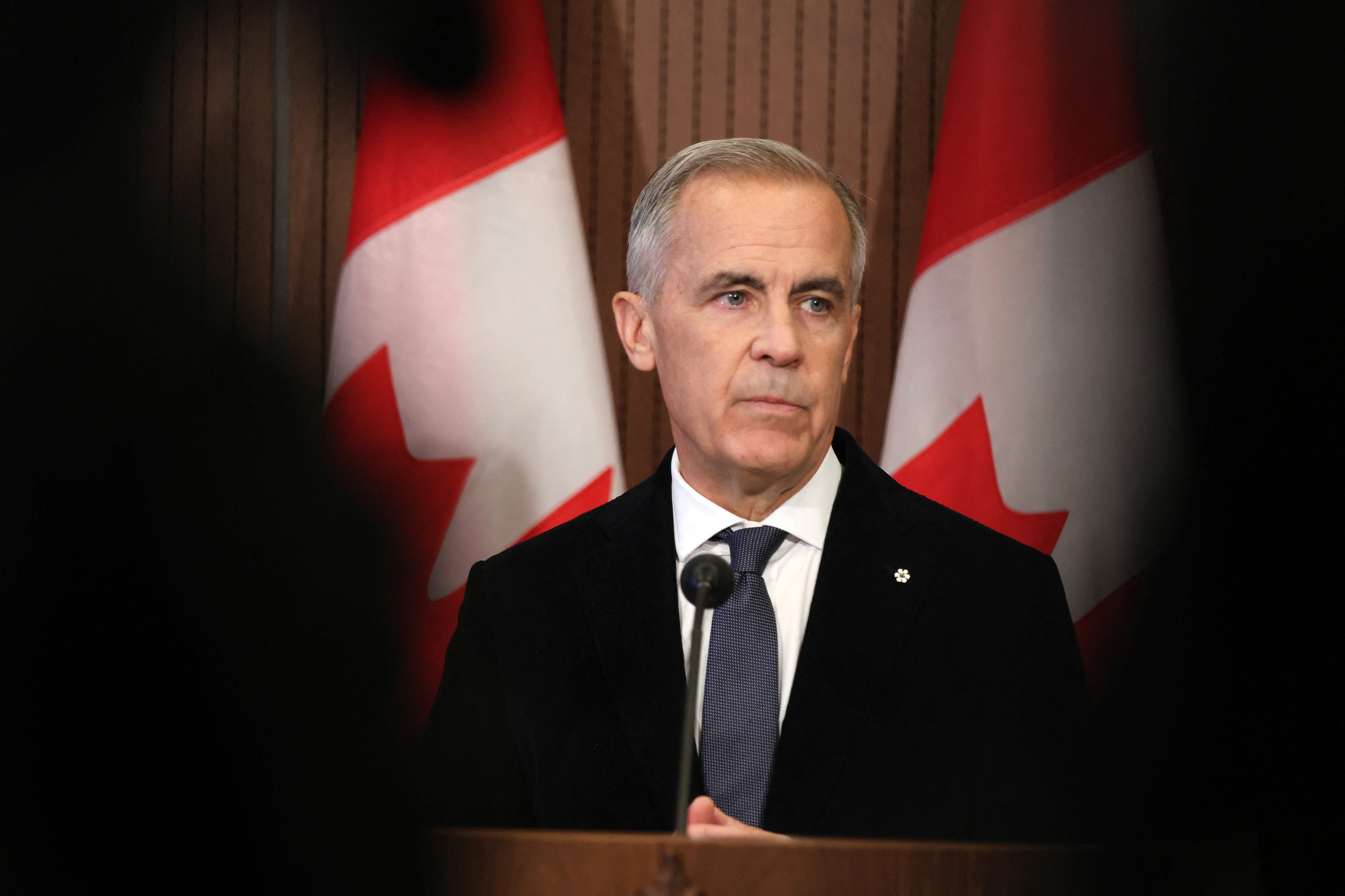 Canadian Prime Minister Mark Carney warned that ties with the US were in the ‘midst of a rupture,’ urging middle powers to align defense and economic strategies to counter American pressure (AFP/Getty)