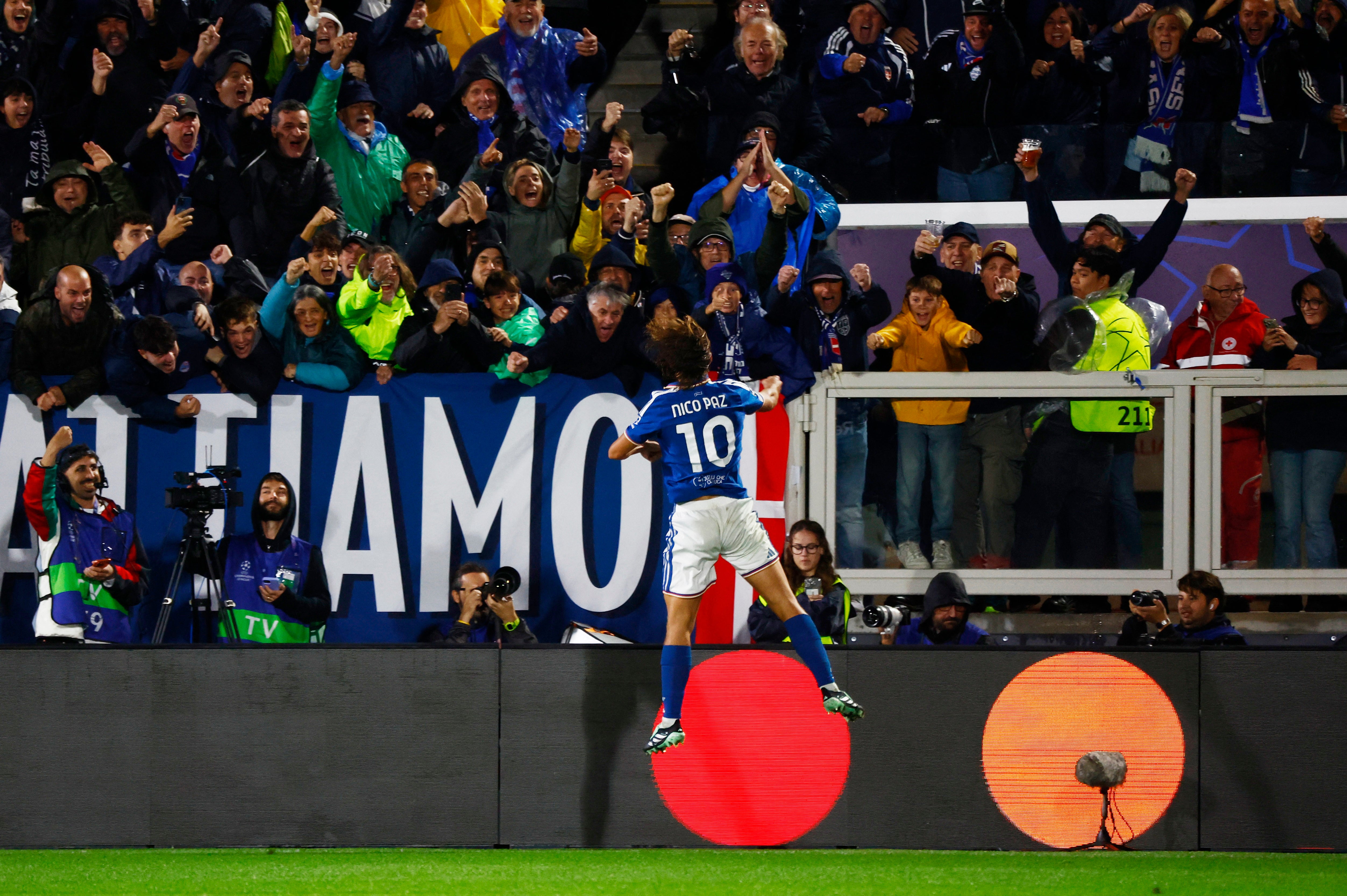 Paz produced a man of the match display to sink United with two goals and an assist