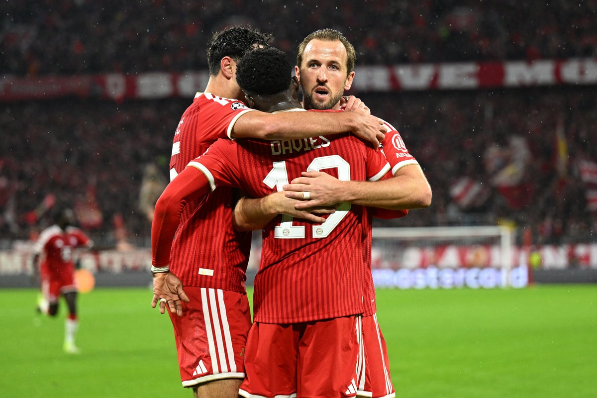 Bayern Munich v Arsenal LIVE: Kane strikes from spot to haunt former rivals in Champions League
