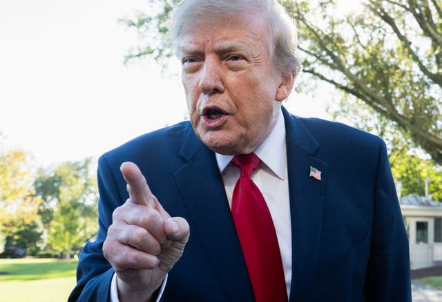 President Donald Trump has lashed out at members of the media again, calling them 'dummies' and 'stupid' — just one day after his Oval Office tirade against The Independent’s Andrew Feinberg