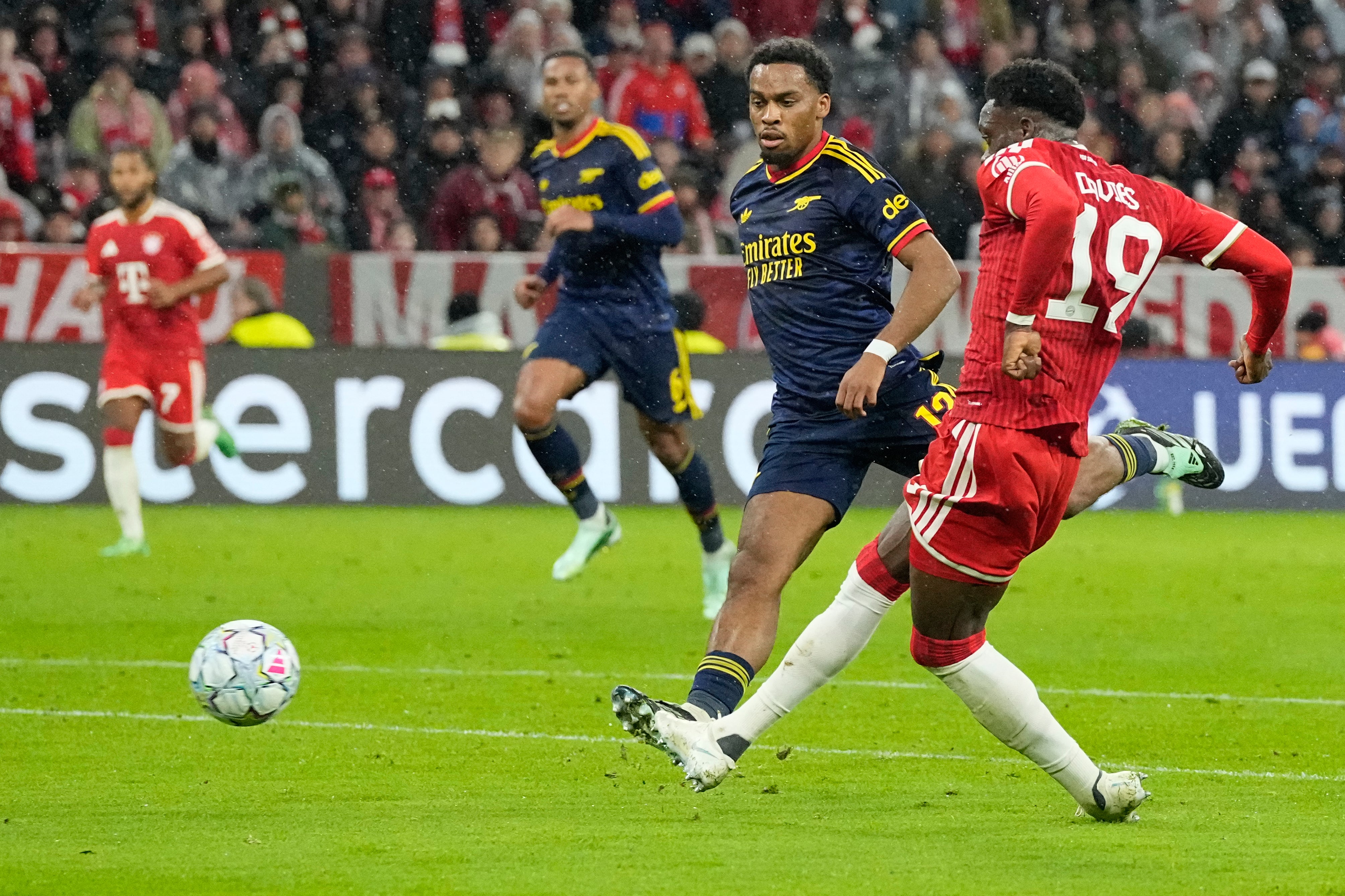 Alphonso Davies finished Kane’s glorious pass with aplomb