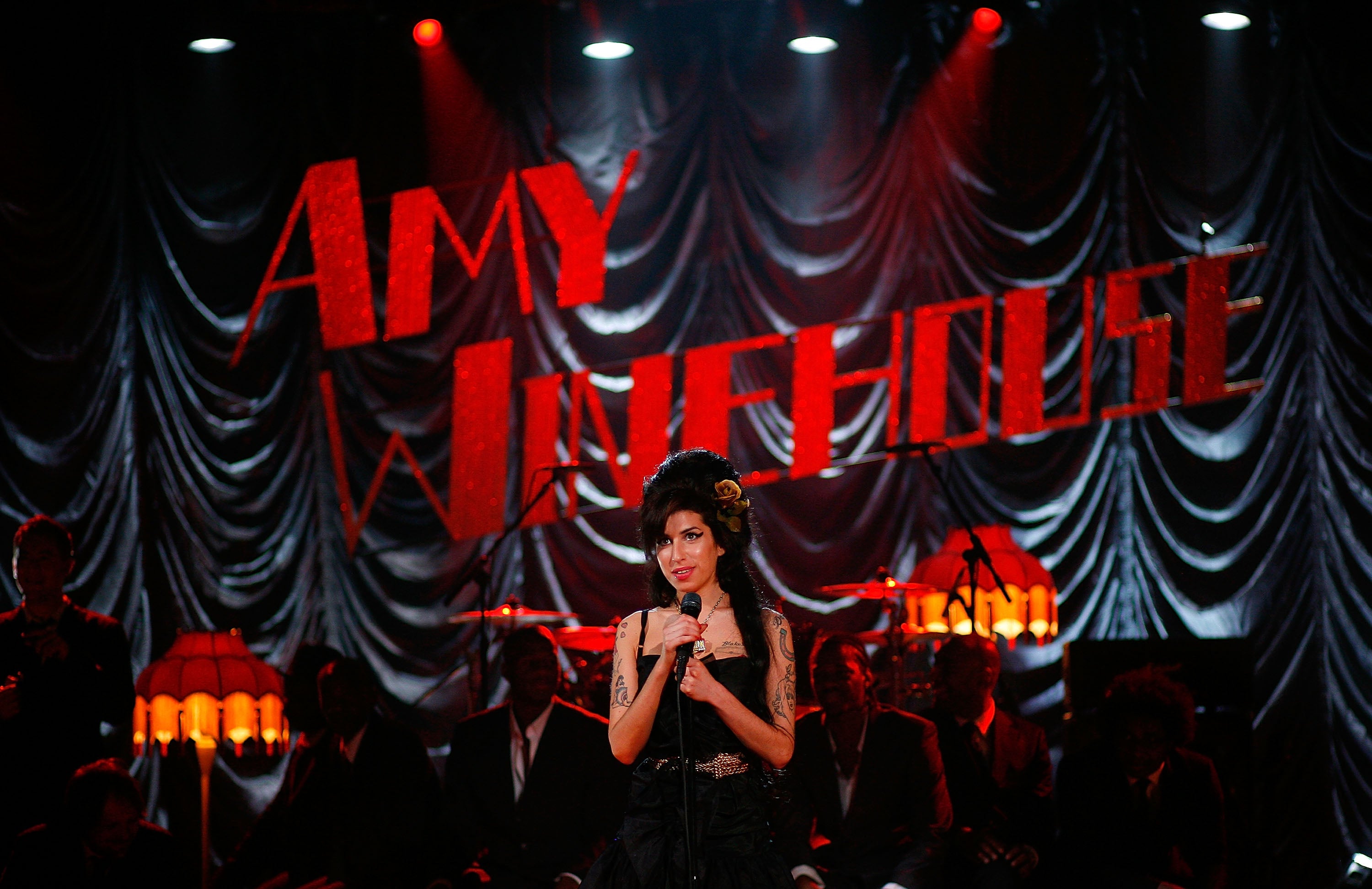 Winehouse on the night ‘Back to Black’ won five Grammys