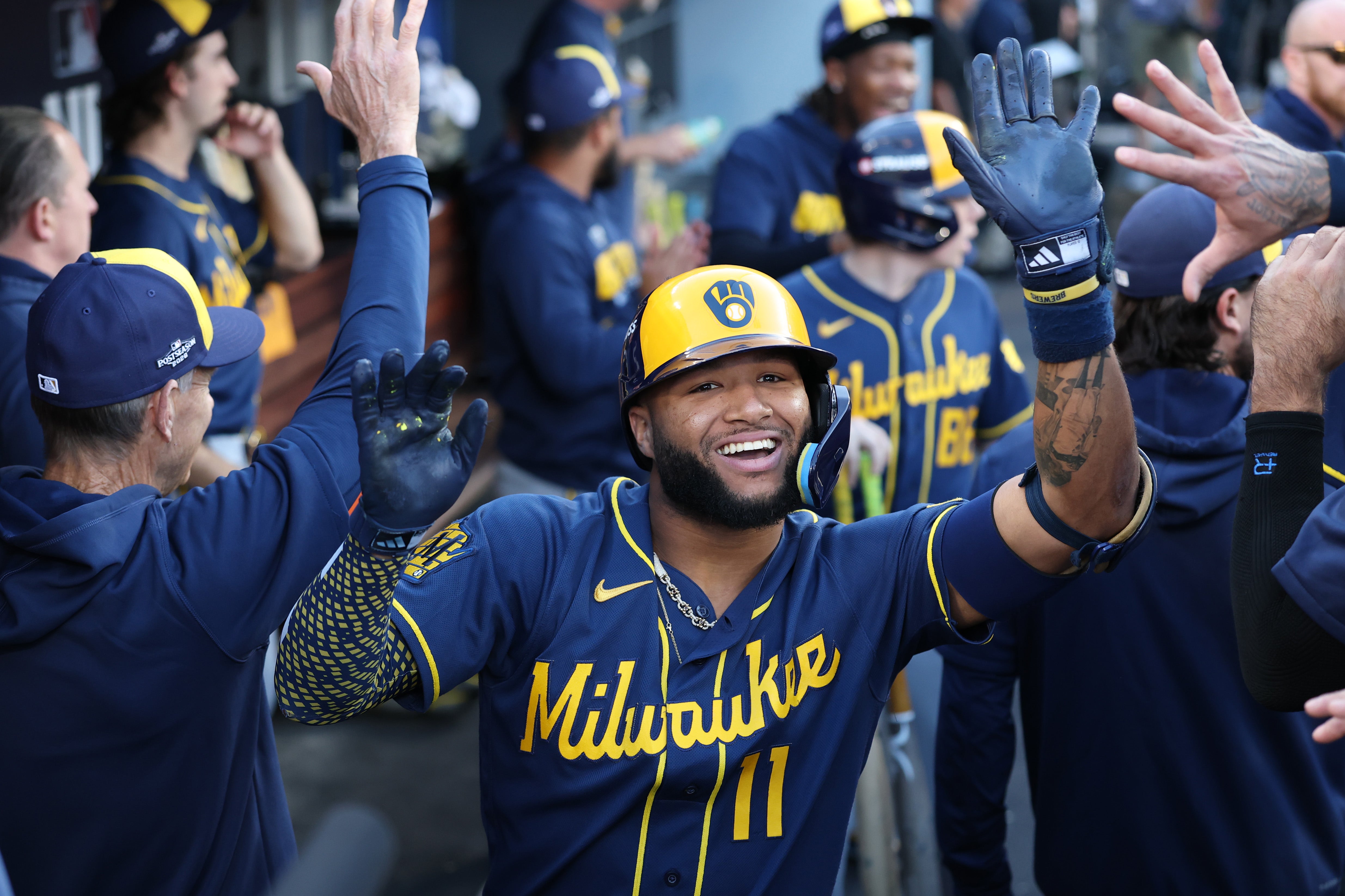 <p>Jackson Chourio and the Milwaukee Brewers will take on the Tampa Bay Rays in the 2026 World Series</p>