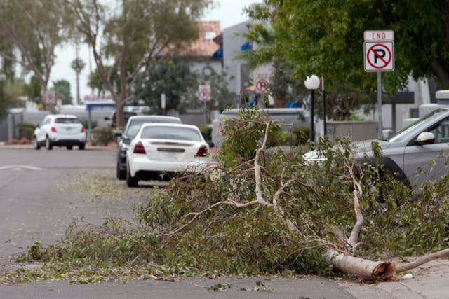 The National Weather Service issued multiple warnings across parts of Arizona on Wednesday, including severe thunderstorm warnings that brought large hail the size of golf balls