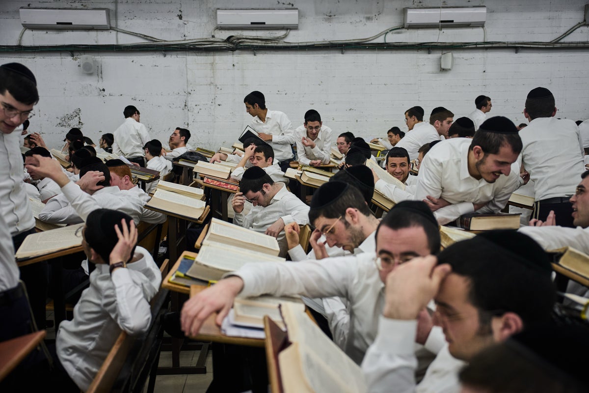 PHOTO ESSAY: Inside an elite ultra-Orthodox school as Israel's draft dispute looms over election