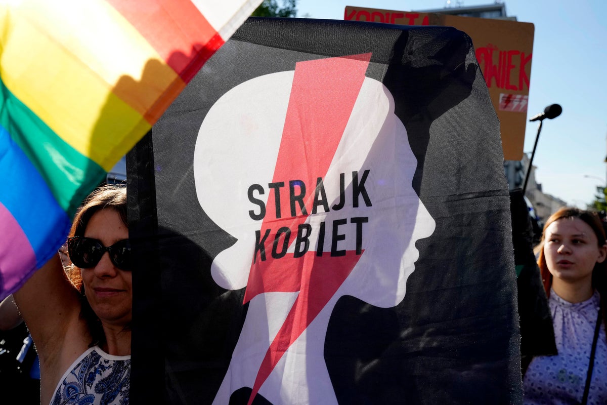 Women are protesting around Poland for free access to legal abortions