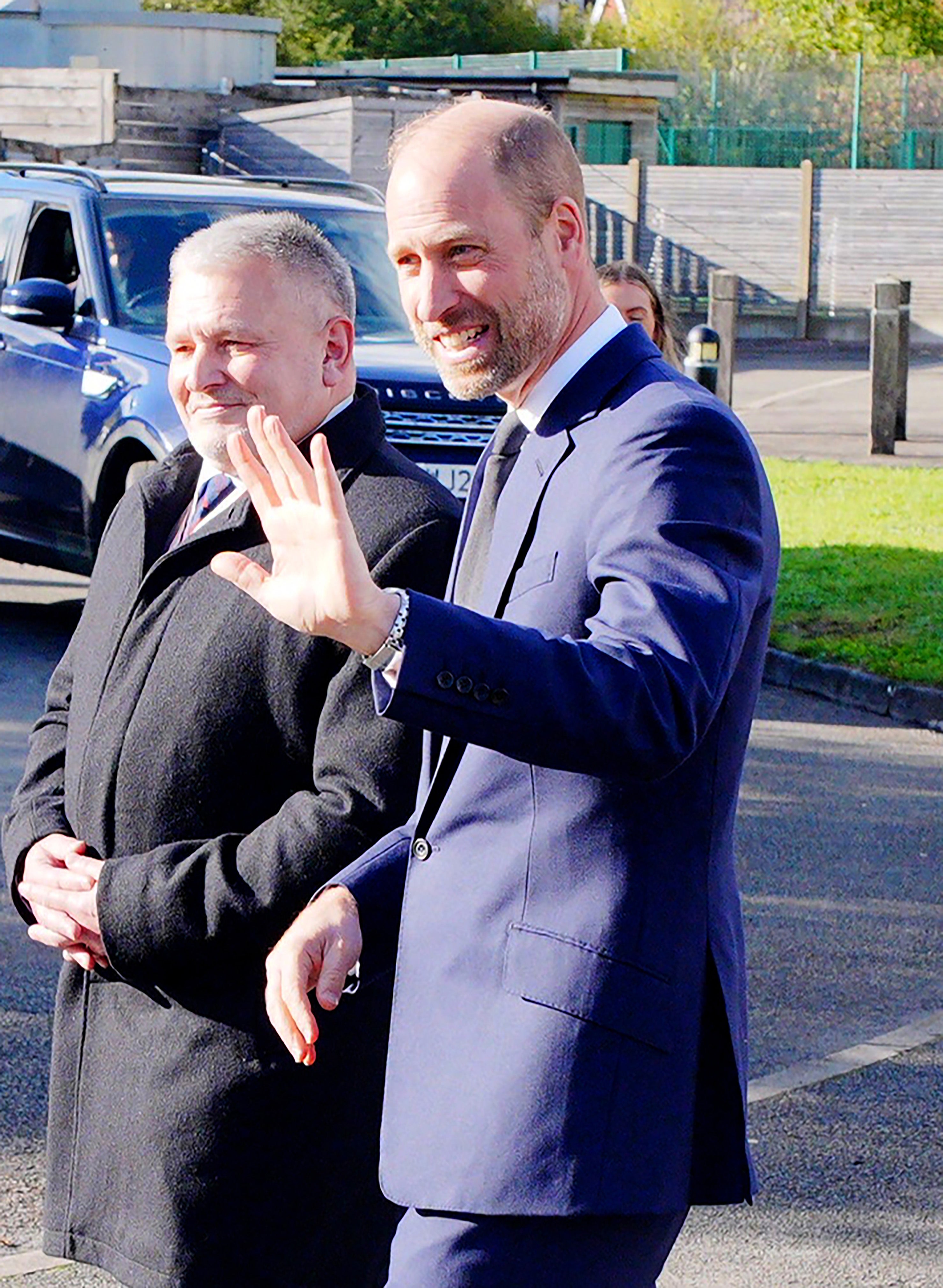 Prince WIlliam visited a Welsh primary school on the anniversary of Aberfan