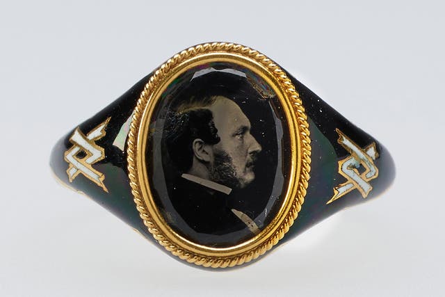 Victoria’s mourning ring for Prince Albert, 1861