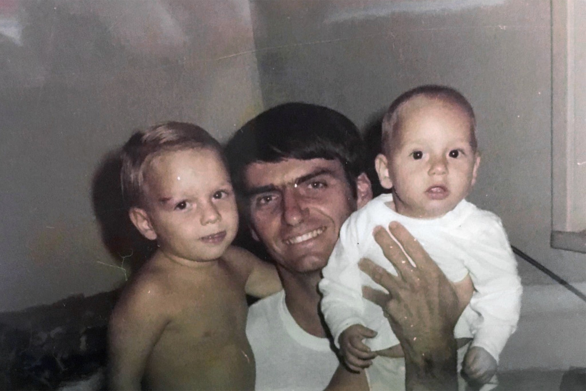 Flavio (left) is the eldest son of imprisoned former president Jair Bolsonaro