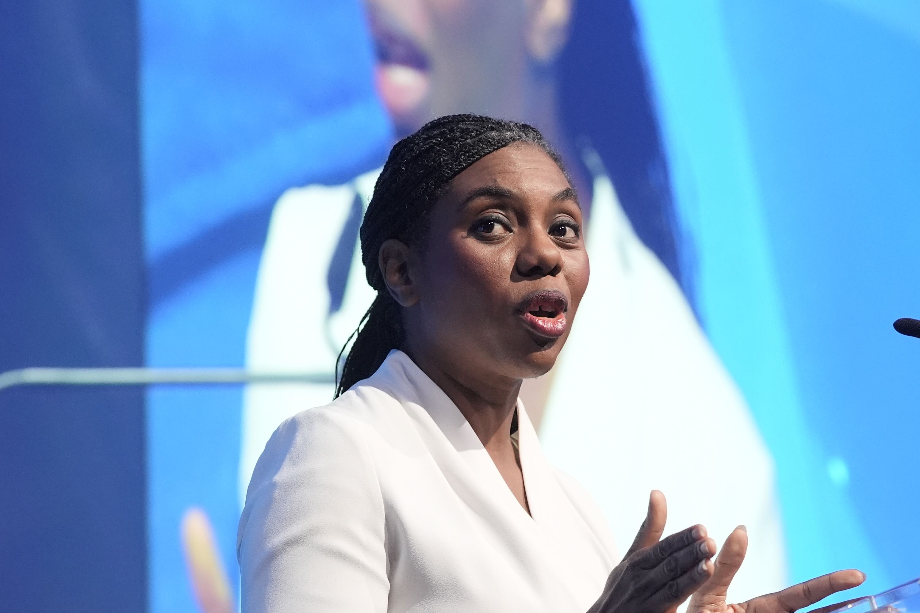 Conservative Party leader Kemi Badenoch said she was ‘amazed’ Burnham had the time
