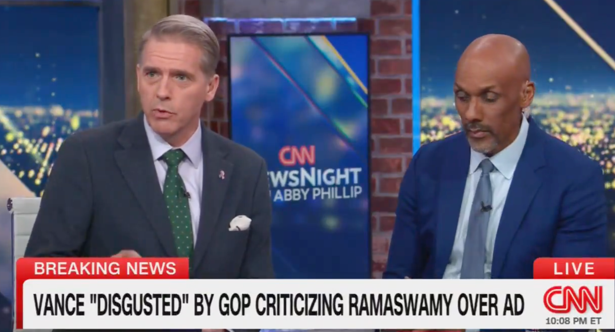 Conservative pundit Scott Jennings has blasted the Republican Party - and Vice President JD Vance - for the attack released by Ohio GOP gubernatorial candidate Vivek Ramaswamy. The ad features his opponent’s estranged mothermother