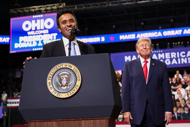 President Trump has been slammed for backing Vivek Ramaswamy’s widely-criticized campaign ad, which features his opponent’s mother