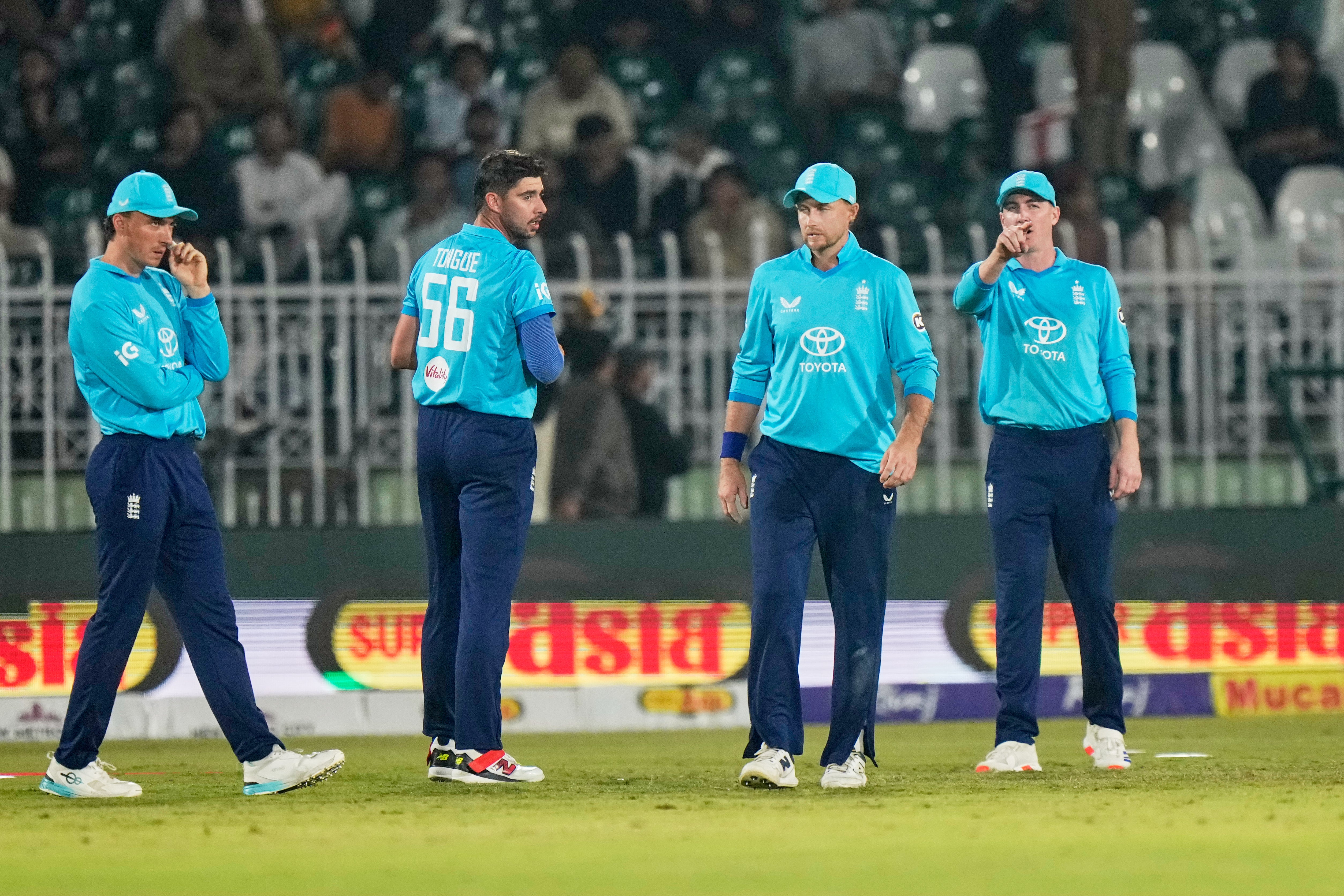 Harry Brook and his bowling attack were unable to stop Sri Lanka in their tracks (Anjum Naveed/AP)