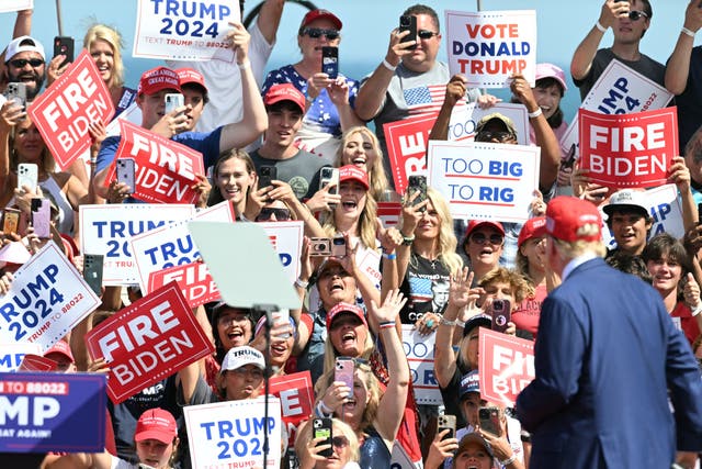 Young Americans are signaling a shift to the Democratic party ahead of the midterms after two years under President Donald Trump’s second term
