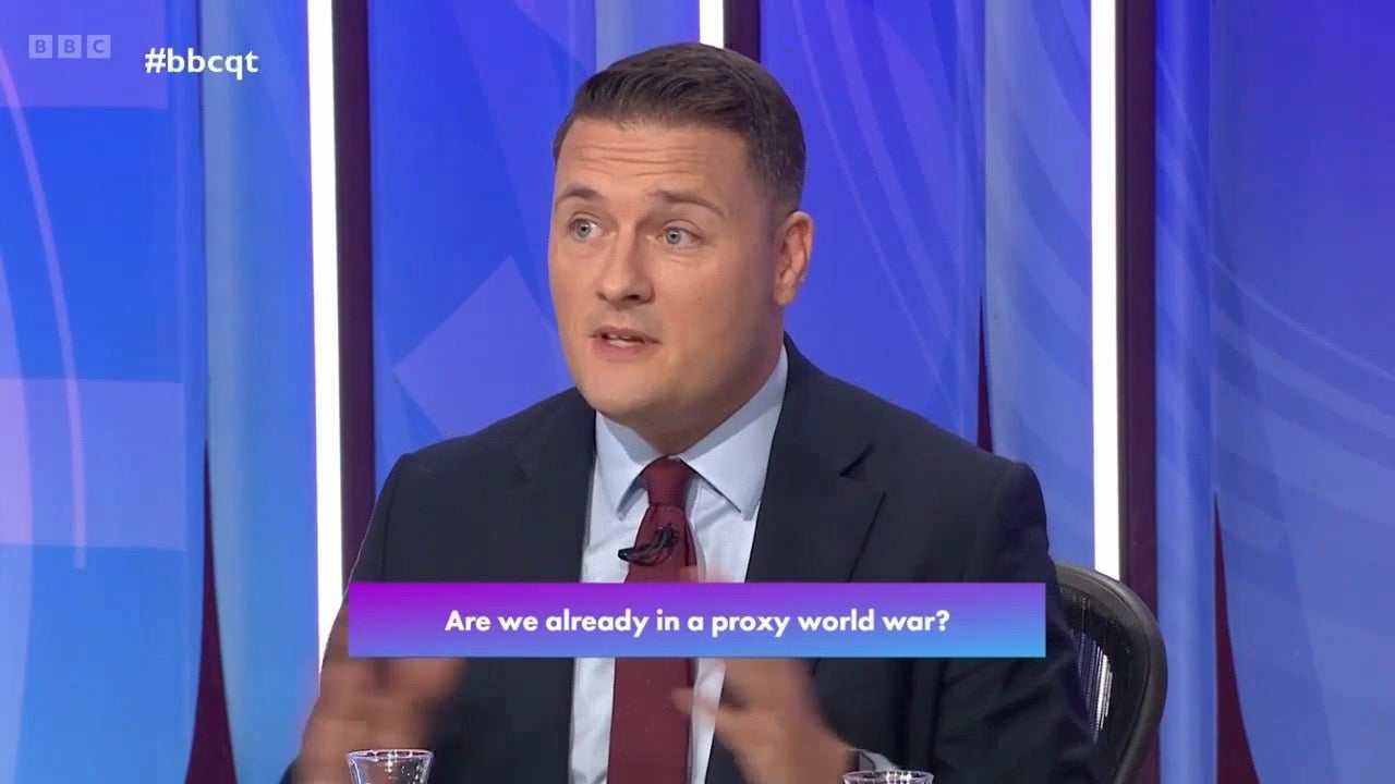 Wes Streeting defends ‘be-ready’ stockpile list as Question Time audience tackle him over ‘scaremongering’