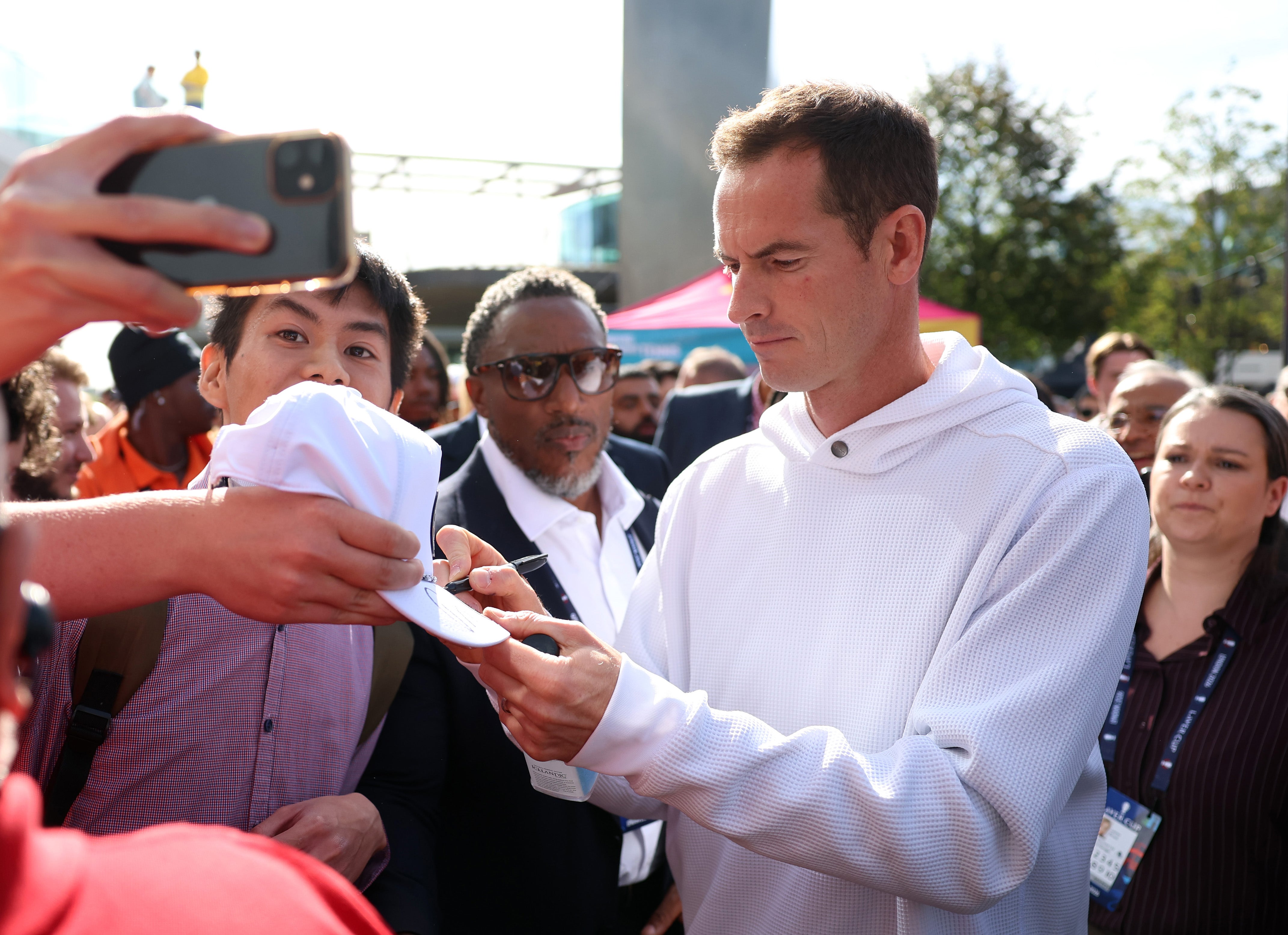 <p>Andy Murray will feature at Stan Wawrinka's farewell exhibition</p>