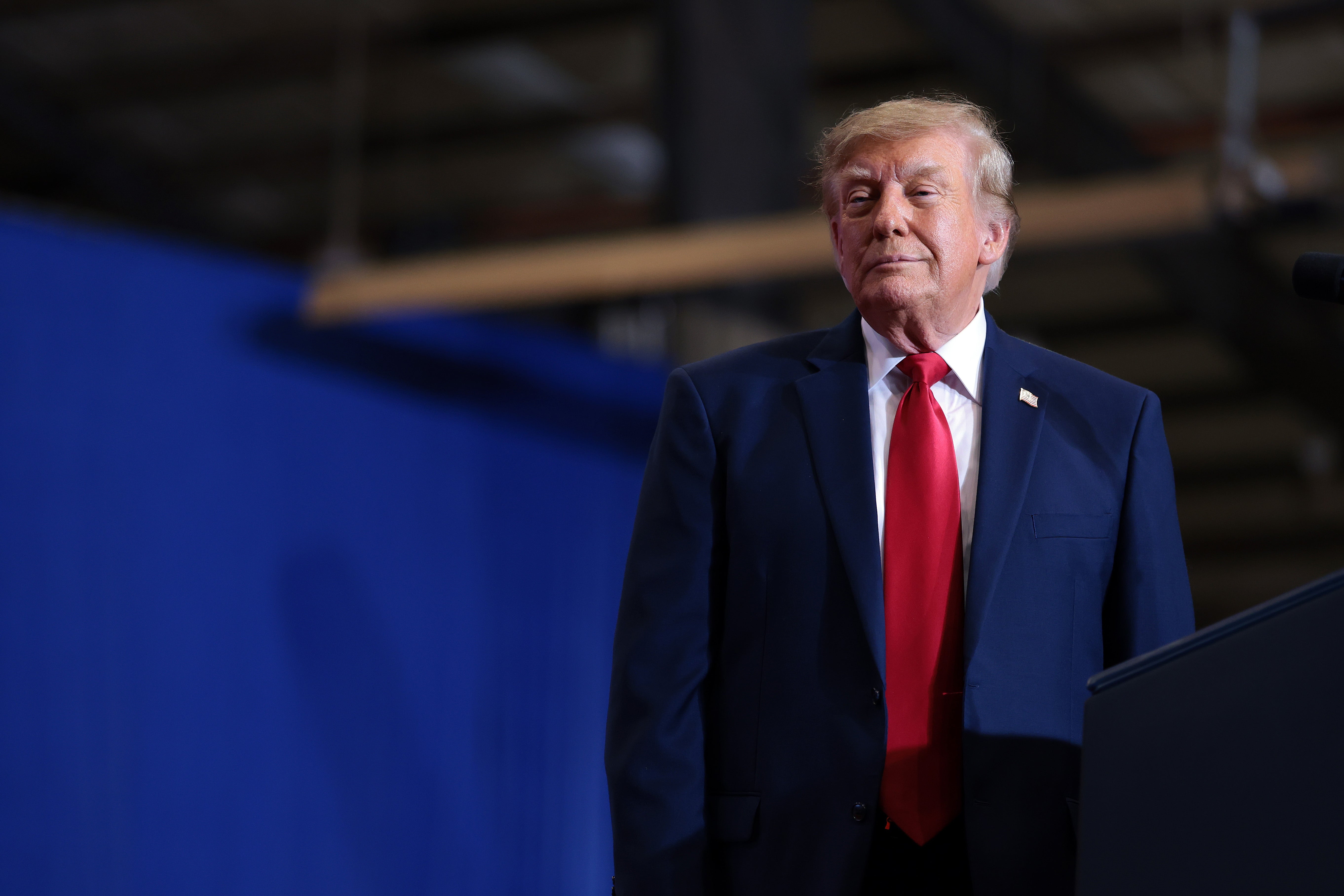 President Trump says that Google's CEO talked him out of renaming the Atlantic Ocean