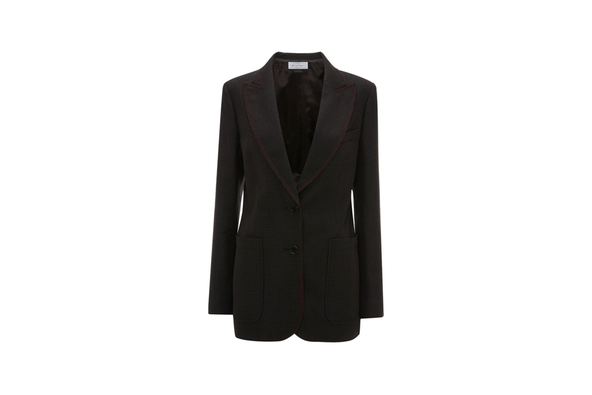 Bella Freud check Saint James jacket