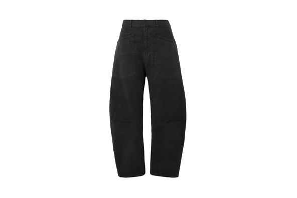 Nili Lotan shon cotton-blend twill barrel-leg pants