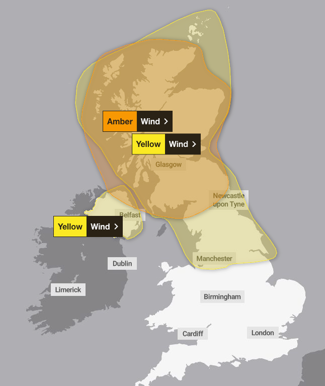 Storm Boelo will bring heavy rain and wind to northern parts of the UK this weekend