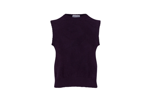 Genevieve Sweeney knitted vest.