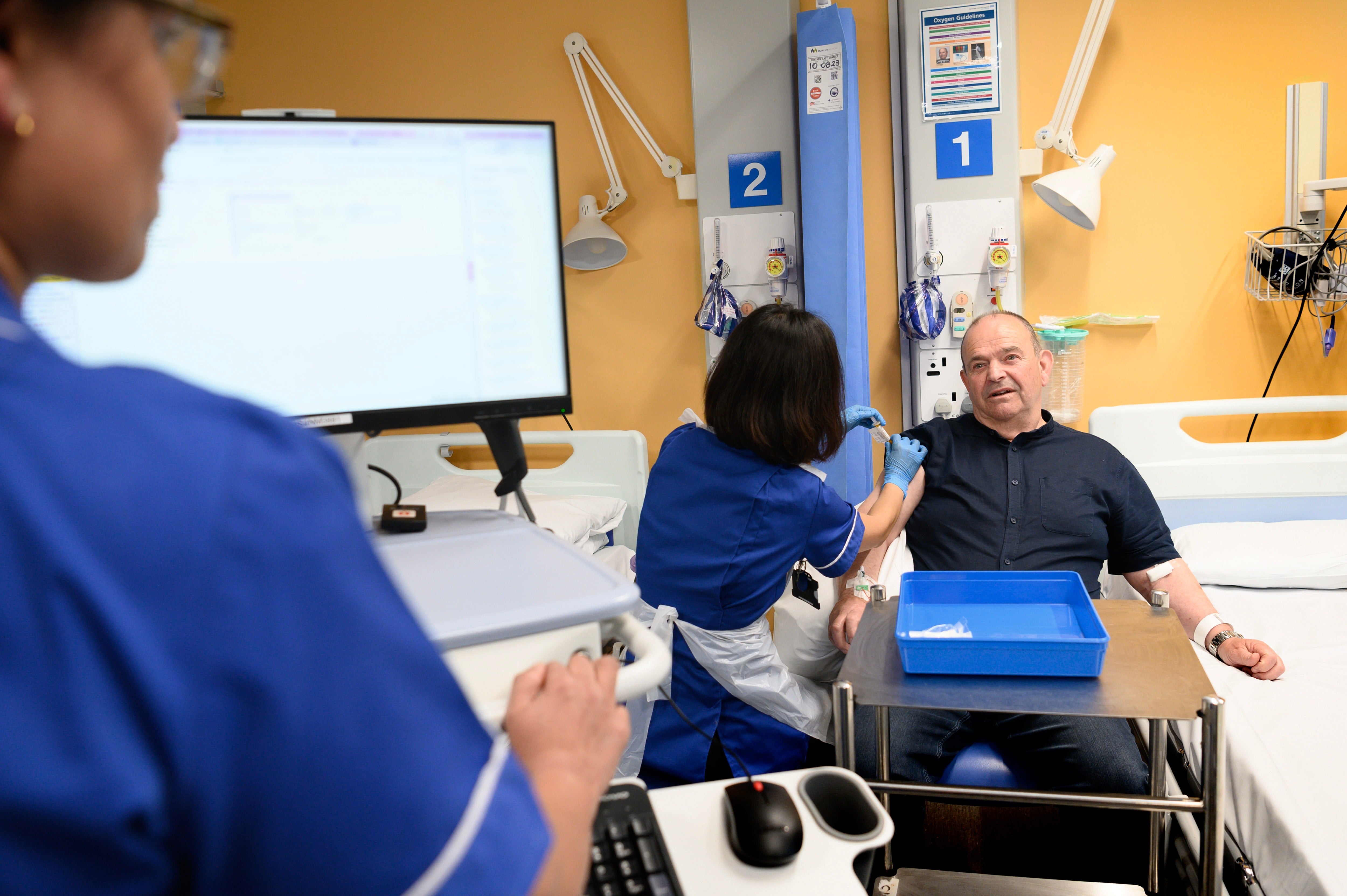 Tony Chapman has been cancer free since taking part in the trial and finishing treatment at the NIHR Cambridge Clinical Research Facility last year
