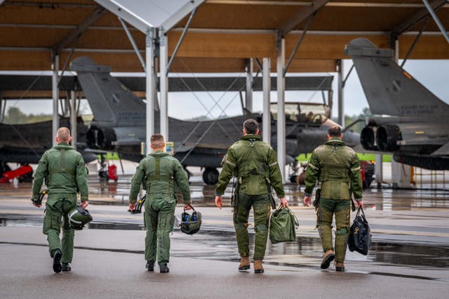 Vautrin said the exercise showed the coordination and commitment of the two European nuclear powers in support of Europe's security and credible deterrence