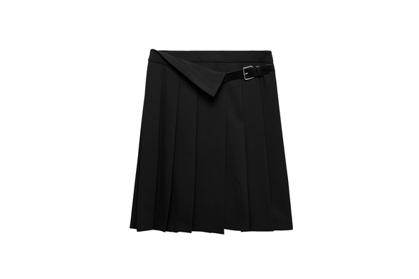 M&S pleated wrap kilt skirt
