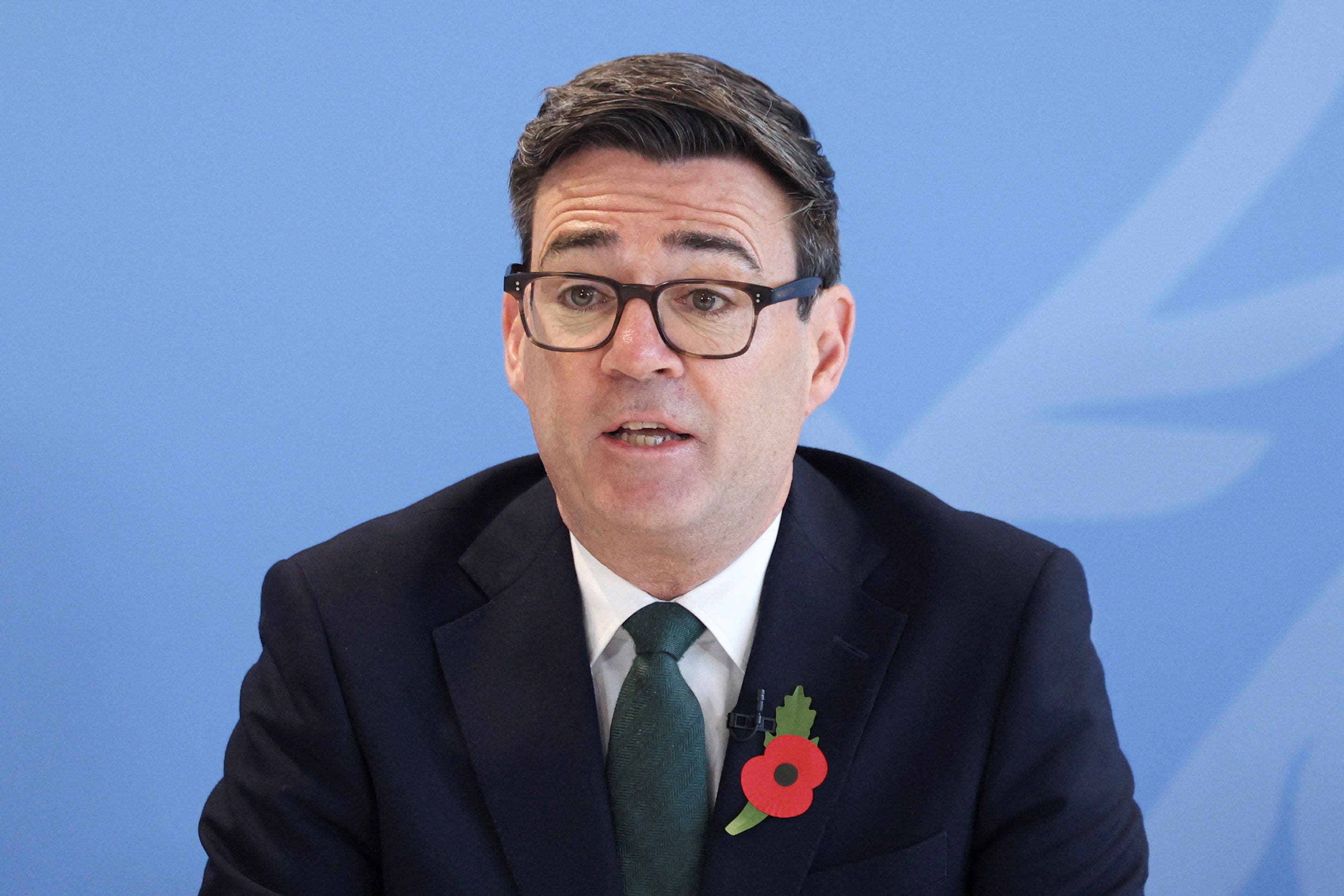 Andy Burnham has defended the Government’s stockpiling advice (PA)