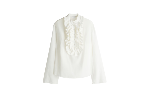 H&M ruffled blouse