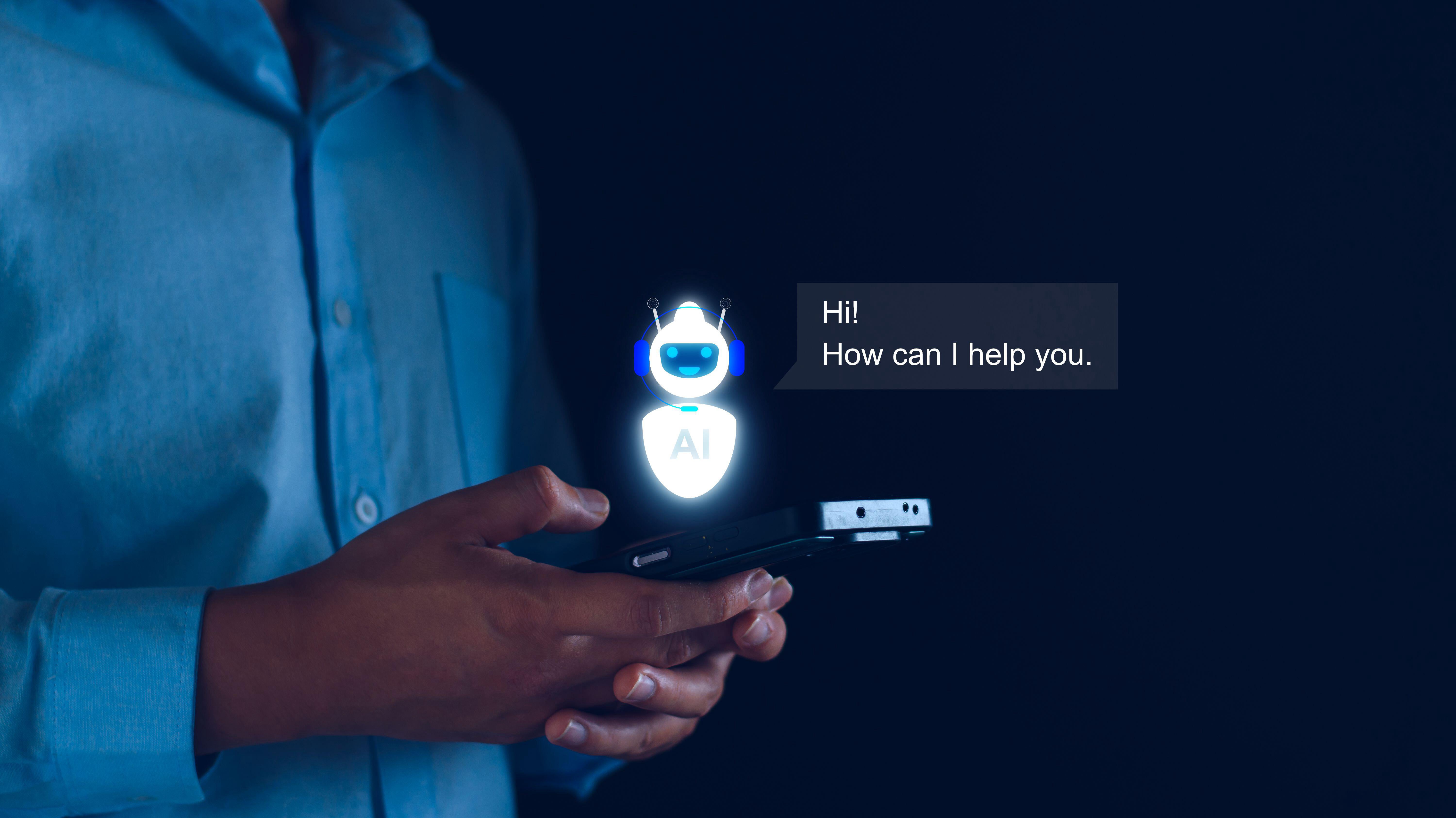 Dr Daniel Masud noted that chatbots could be a useful tool while people are waiting for professional support