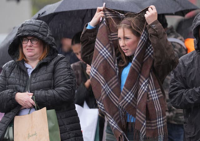 Heavy rains soaked Britons as Storm Austen hit the UK