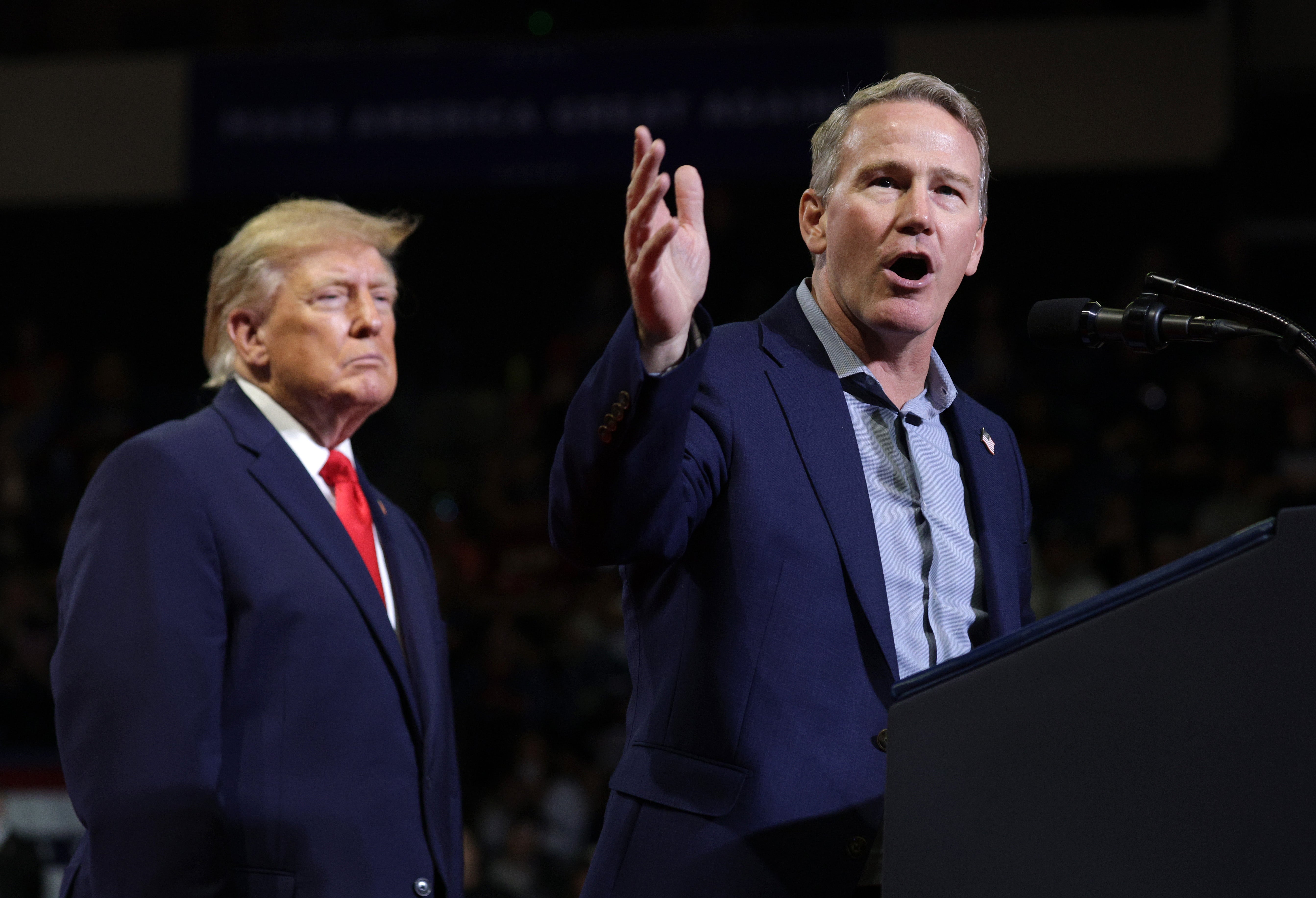 Trump commented on the physique of Republican senator John Husted at a rally in Youngstown, Ohio, earlier this month