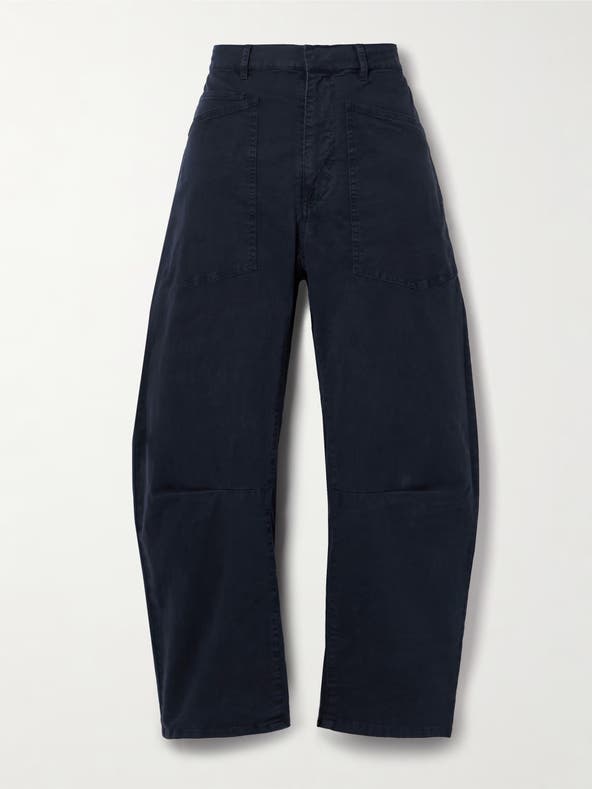 NILI LOTAN
Shon cotton-blend twill tapered pants