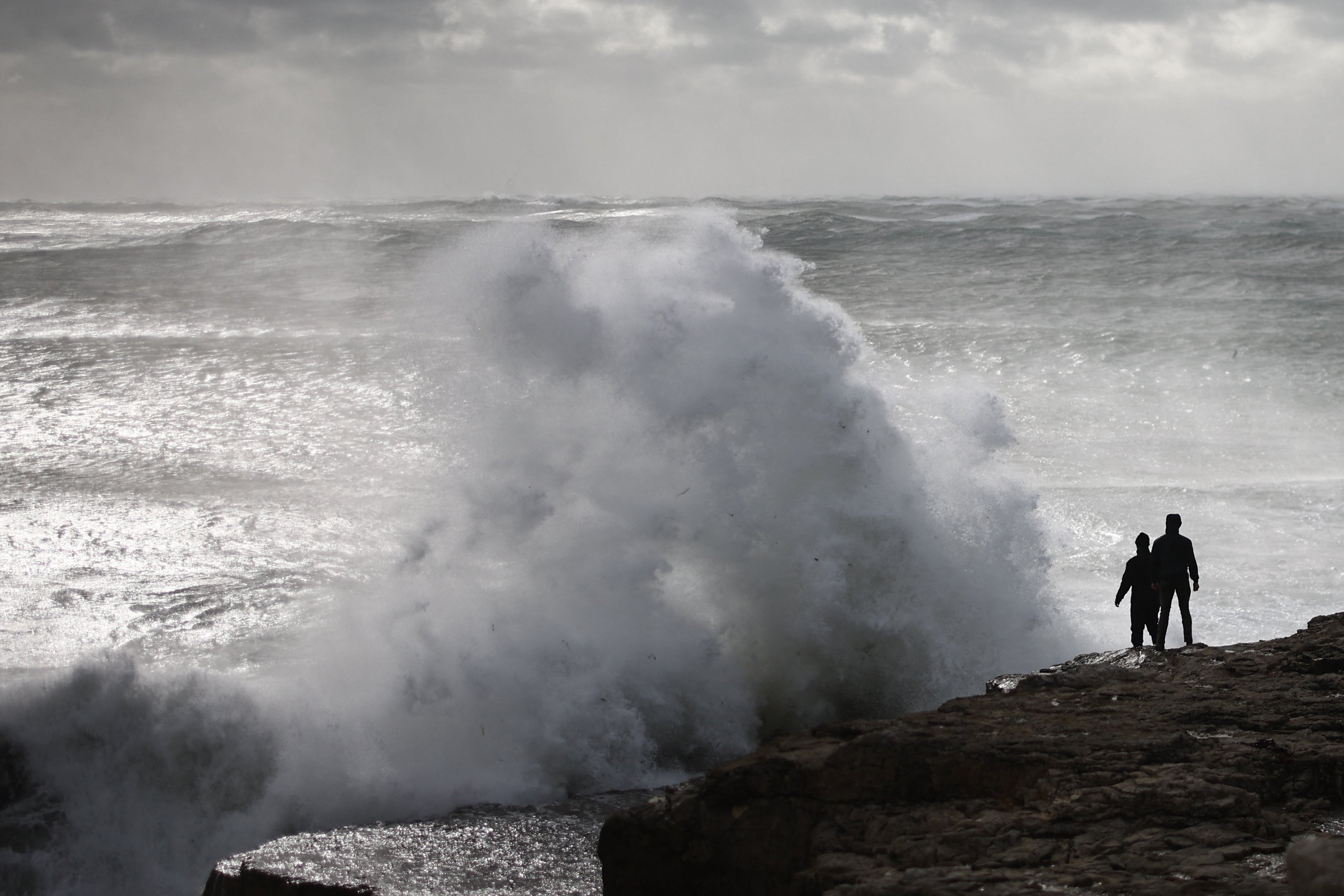 Strong winds thrashed the UK on Friday