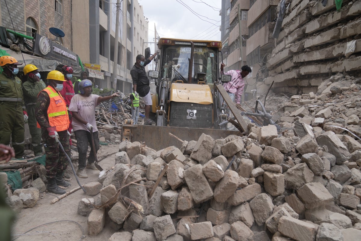 4 rescued on third day after Kenya building collapse as families lose hope